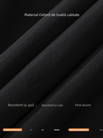 Jachetă impermeabilă de exterior pentru bărbați cu glugă, mâneci raglan, fermoar, buzunare cu fermoar, croi lejer, poliester 100%