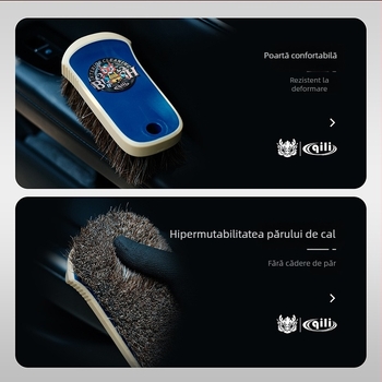 Perie de curățare auto Jili cu păr de cal – QC-98 – Personalizare procesare