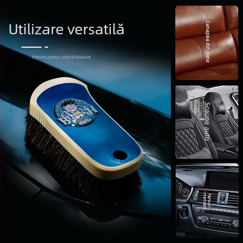 Perie de curățare auto Jili cu păr de cal – QC-98 – Personalizare procesare