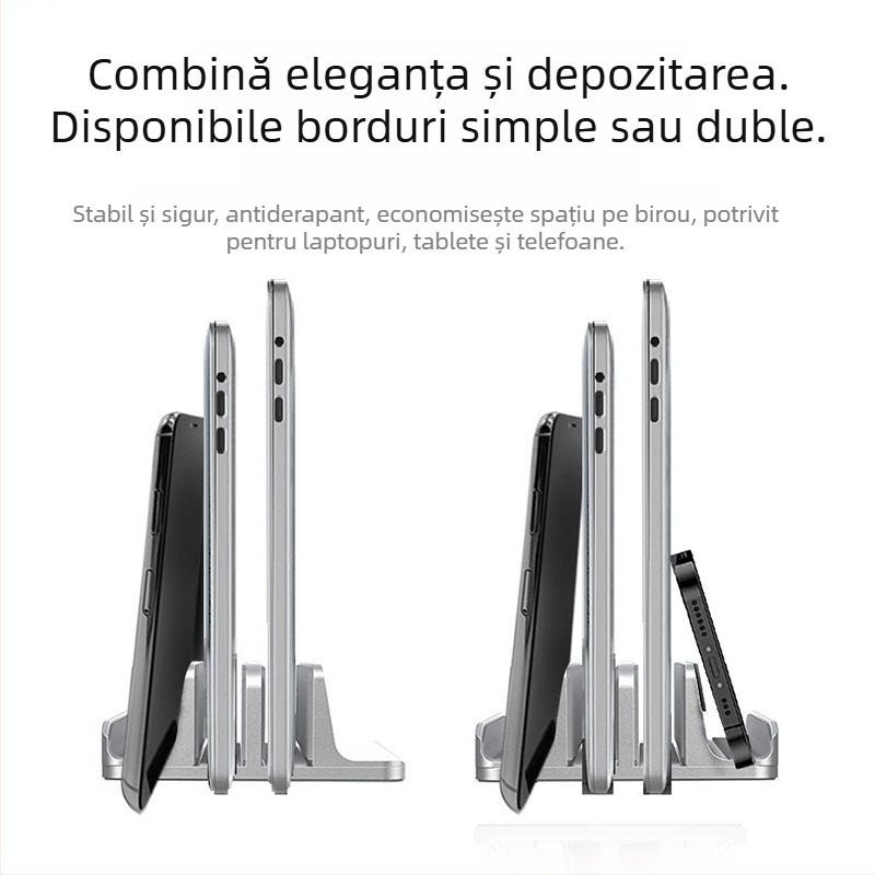 iDock suport pentru notebook din aliaj de aluminiu, reglabil N17-4/N17-X cu disipare de căldură, pentru birou, lansare iulie 2025