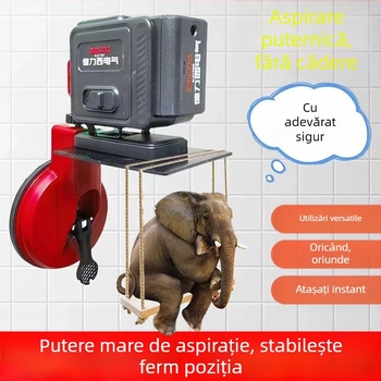 Nivel laser cu ventuză pentru plăci ceramice și sticlă, montaj pe perete exterior, precizie înaltă, Strength Factory