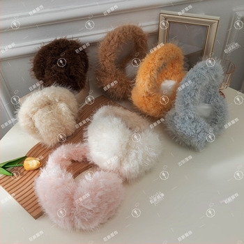 Protecții pentru urechi din piele intoarsă pentru iarnă, stil basic casual, unisex, exterior (Material: Piele intoarsă; Sezon: Iarnă; Funcție: Încălzire; Zonă de utilizare: Exterior; Cod produs: EAR060)