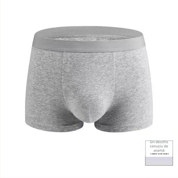 Boxeri bărbați din bumbac, antibacterieni, respirabili, talie medie, 95-100% bumbac