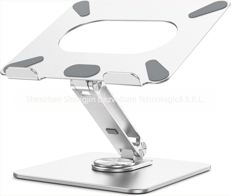 Suport pentru laptop din aliaj de aluminiu cu silicon, pliabil, tip de ridicare, universal, model HG, sistem de răcire