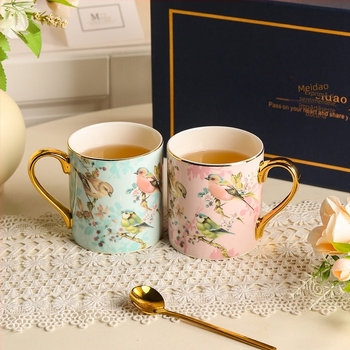 Set de căni din porțelan cu os – stil modern minimalist, cadou pentru zile de naștere și inaugurări de casă, ideal pentru cupluri