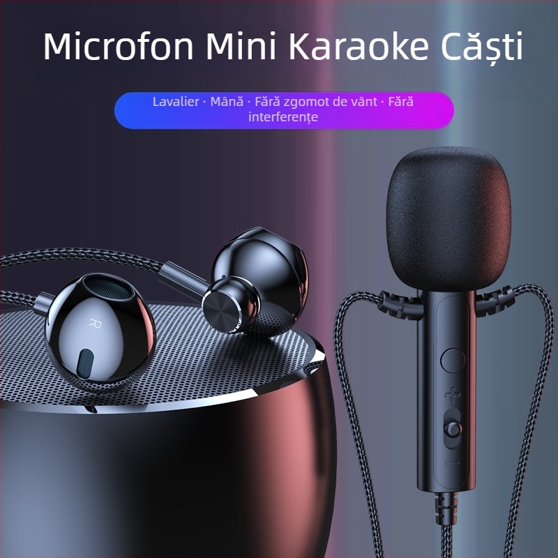 KCKZ C91 Cască Lavalier cu mufă Type-C/3.5 mm, difuzor 14.2 mm, cablu 1.5 m, microfon încorporat, 20–20000 Hz