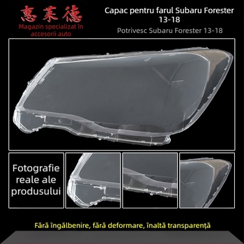 Capac de far Wheeler pentru Subaru Forester – acoperire din sticlă, compatibilă cu farurile Forester, procesare personalizată disponibilă