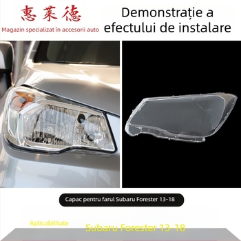 Capac de far Wheeler pentru Subaru Forester – acoperire din sticlă, compatibilă cu farurile Forester, procesare personalizată disponibilă