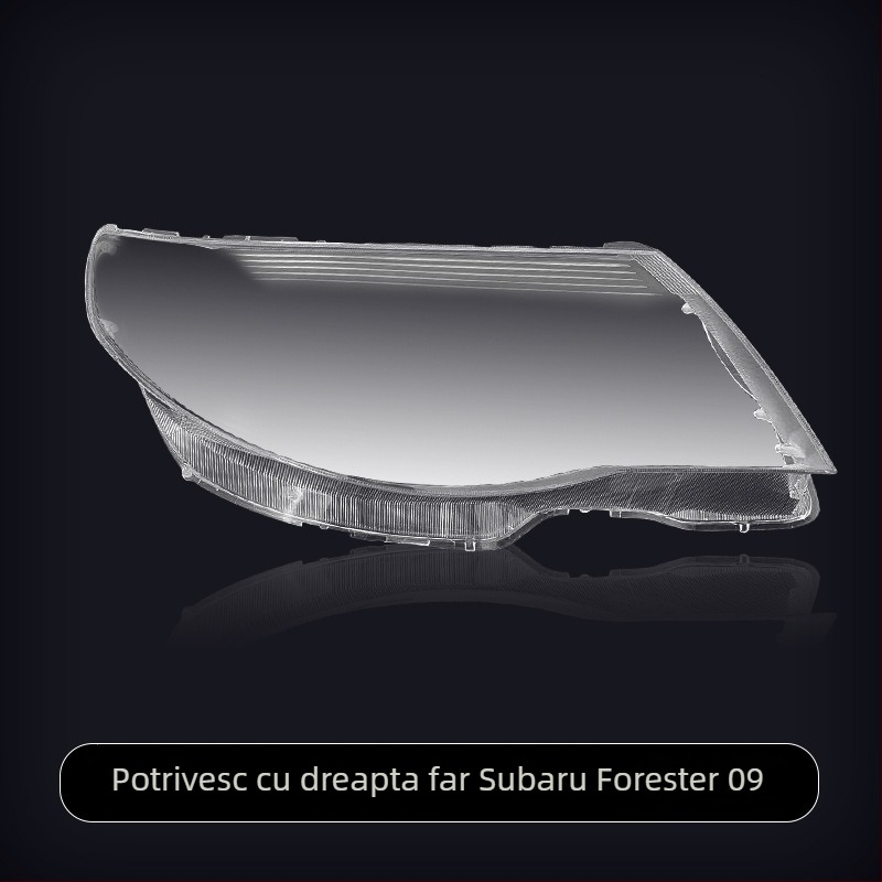 Capac de far Wheeler pentru Subaru Forester – acoperire din sticlă, compatibilă cu farurile Forester, procesare personalizată disponibilă