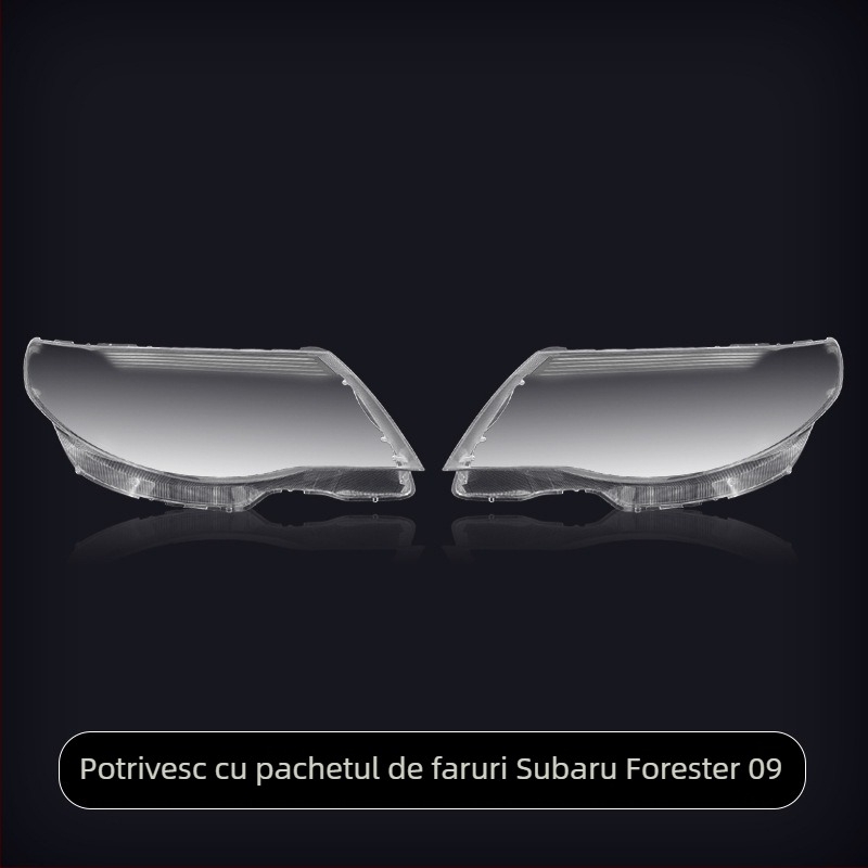 Capac de far Wheeler pentru Subaru Forester – acoperire din sticlă, compatibilă cu farurile Forester, procesare personalizată disponibilă