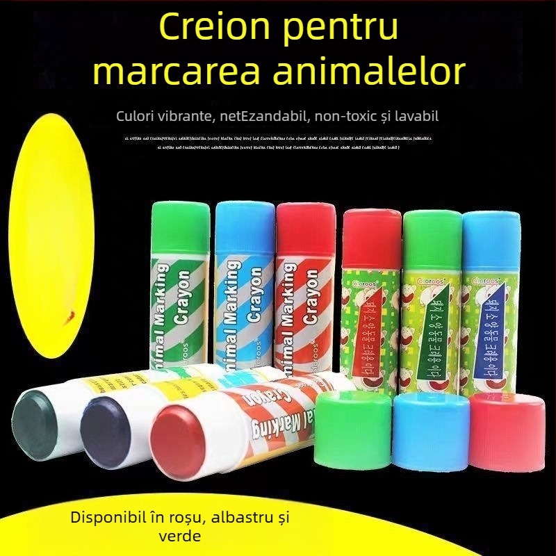 Marker veterinar pentru purcei, bovine și oi — impermeabil, rezistent la decolorare, marcă Zhenfu xian