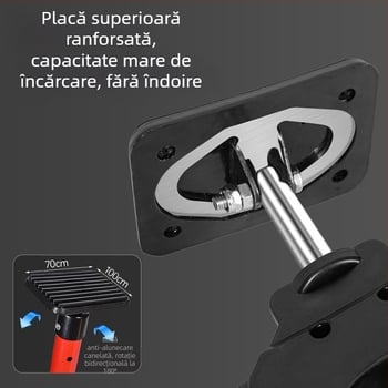 Tijă de susținere retractabilă pentru dulapuri – hardware pentru mobilier de baie, oglindă și chiuvetă sub blat
