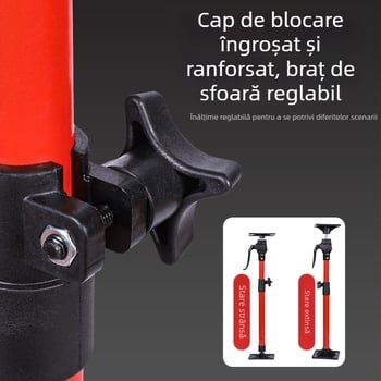 Tijă de susținere retractabilă pentru dulapuri – hardware pentru mobilier de baie, oglindă și chiuvetă sub blat