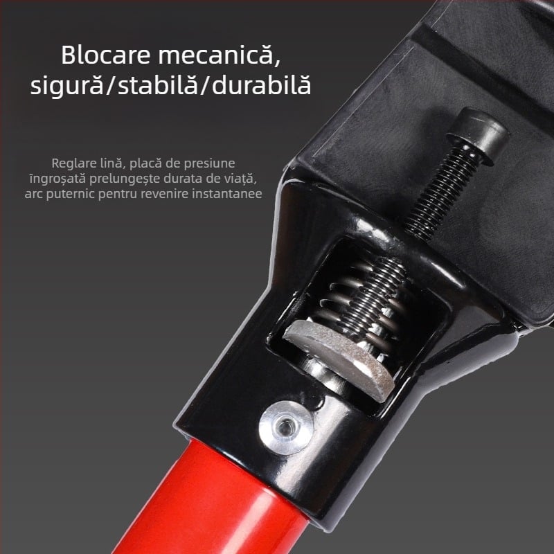 Tijă de susținere retractabilă pentru dulapuri – hardware pentru mobilier de baie, oglindă și chiuvetă sub blat
