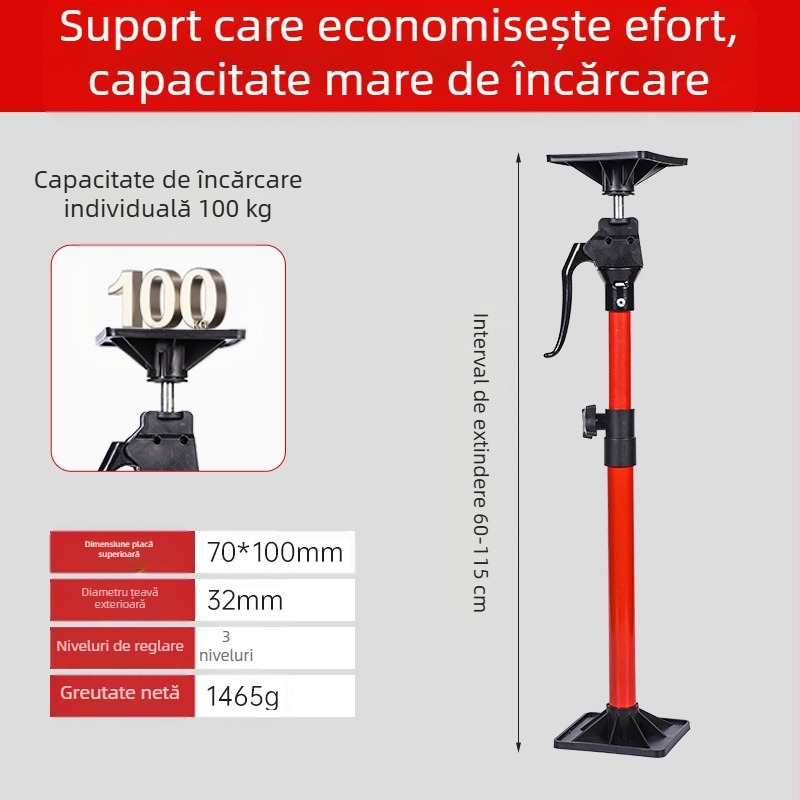 Tijă de susținere retractabilă pentru dulapuri – hardware pentru mobilier de baie, oglindă și chiuvetă sub blat