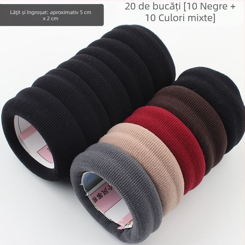 Elastic pentru coadă înaltă — fără cusături, din poliester, brand Unique Item, primăvara 2025, stil desen animat, proaspăt și dulce