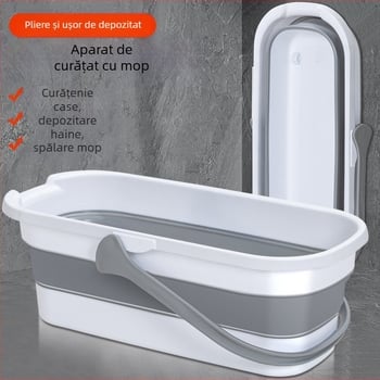 Găleată pliabilă dreptunghiulară pentru mop, din plastic, brand Other, neimportată, alt timp de comercializare