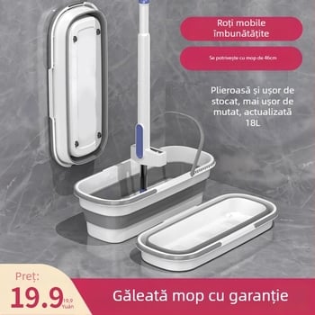 Găleată pliabilă dreptunghiulară pentru mop, din plastic, brand Other, neimportată, alt timp de comercializare
