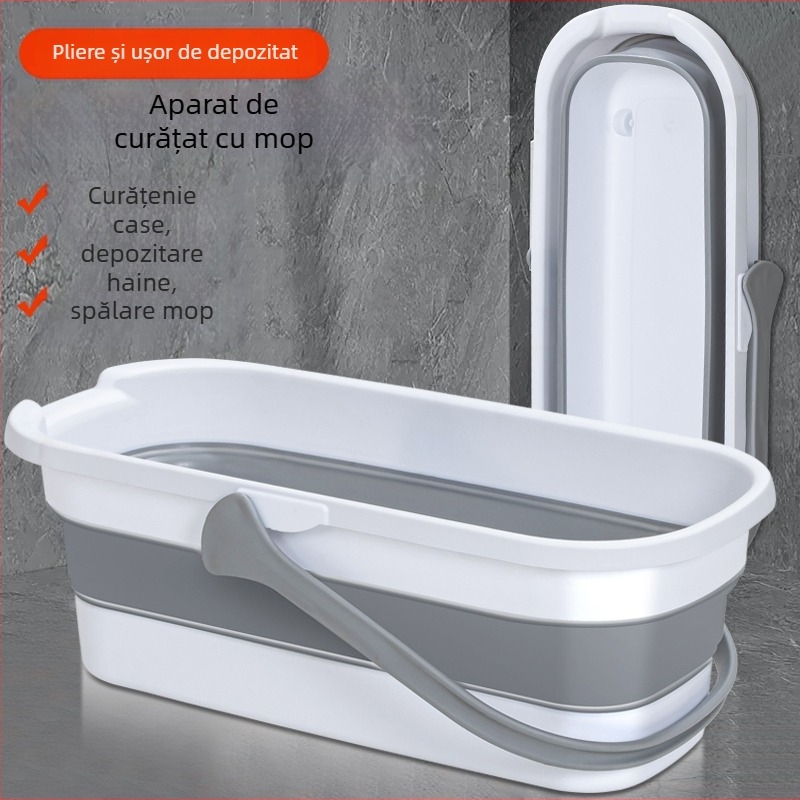 Găleată pliabilă dreptunghiulară pentru mop, din plastic, brand Other, neimportată, alt timp de comercializare