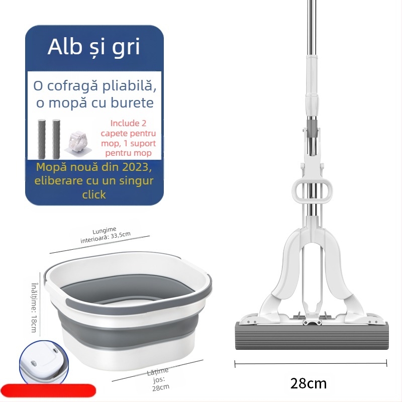 Găleată pliabilă dreptunghiulară pentru mop, din plastic, brand Other, neimportată, alt timp de comercializare