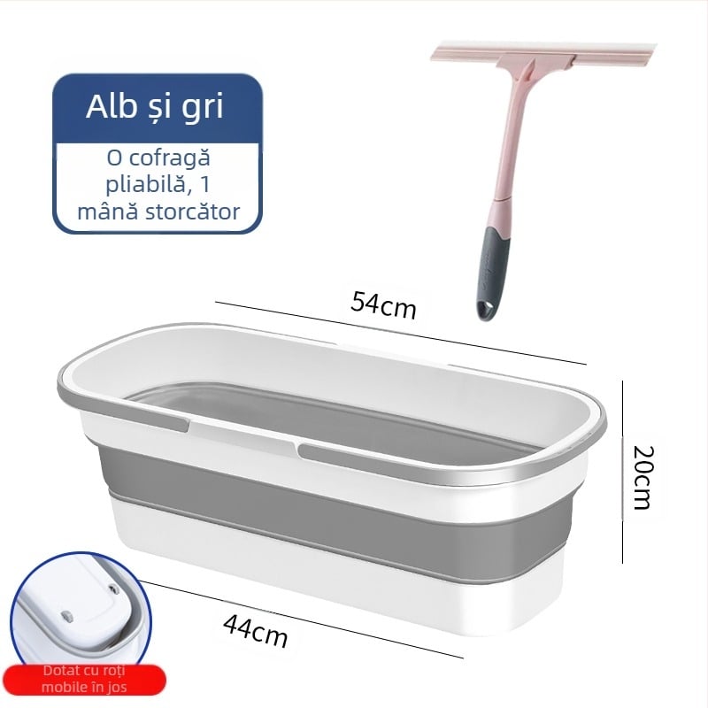 Găleată pliabilă dreptunghiulară pentru mop, din plastic, brand Other, neimportată, alt timp de comercializare