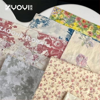 Pear Paper cu model floral – interior pentru ambalare cadouri, hârtie handmade, număr articol F78MSSJJM8T7SM