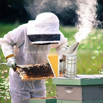 Pulverizator de fum pentru apicultură – oțel inoxidabil, Bai Chun, instrument prietenos cu albinele pentru zootehnie și acvacultură