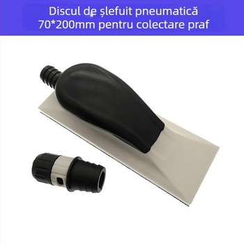 Disc pneumatic de polisare pentru pereți, fără praf, uscat, cu șmirgărie autoadezivă din plasă