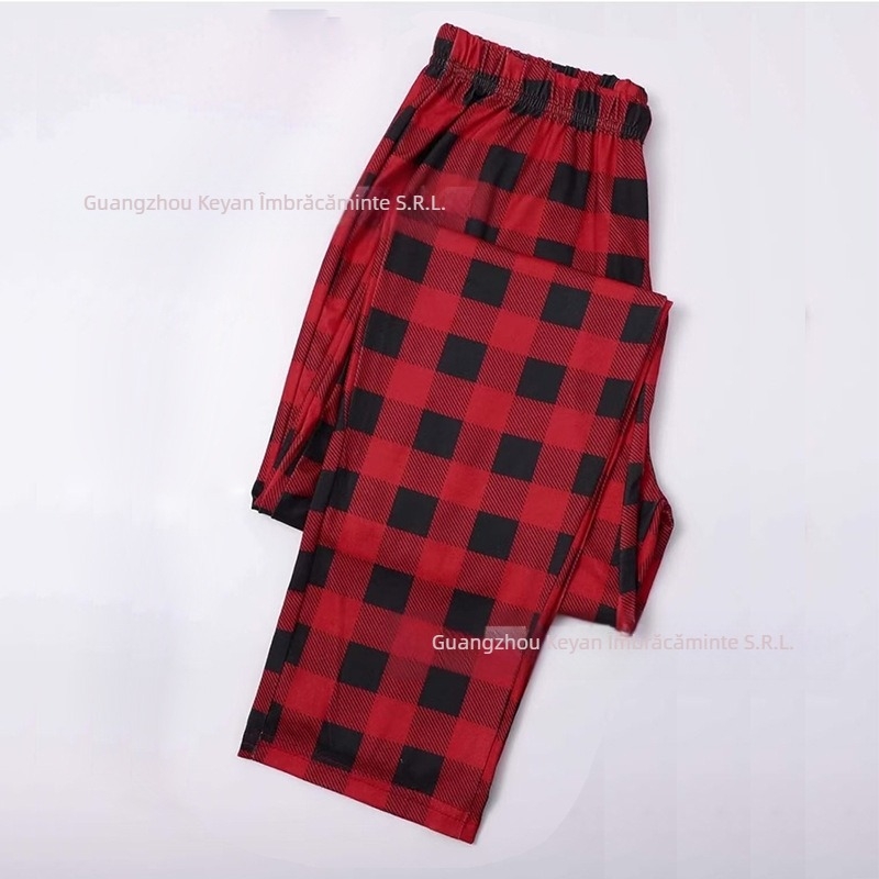 Baizhou Clothing pantaloni casual pentru femei, talie înaltă, croială lejeră, poliester ≥95%, micro-elastici, imprimeu street-hipster