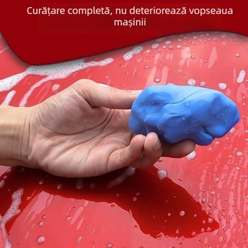 Argilă pentru Spălarea Mașinii – Argilă Vulcanică pentru Curățarea Vopselei, Gel Moale, Îndepărtare Puternică a Petelor (100 g, Lin Ting)