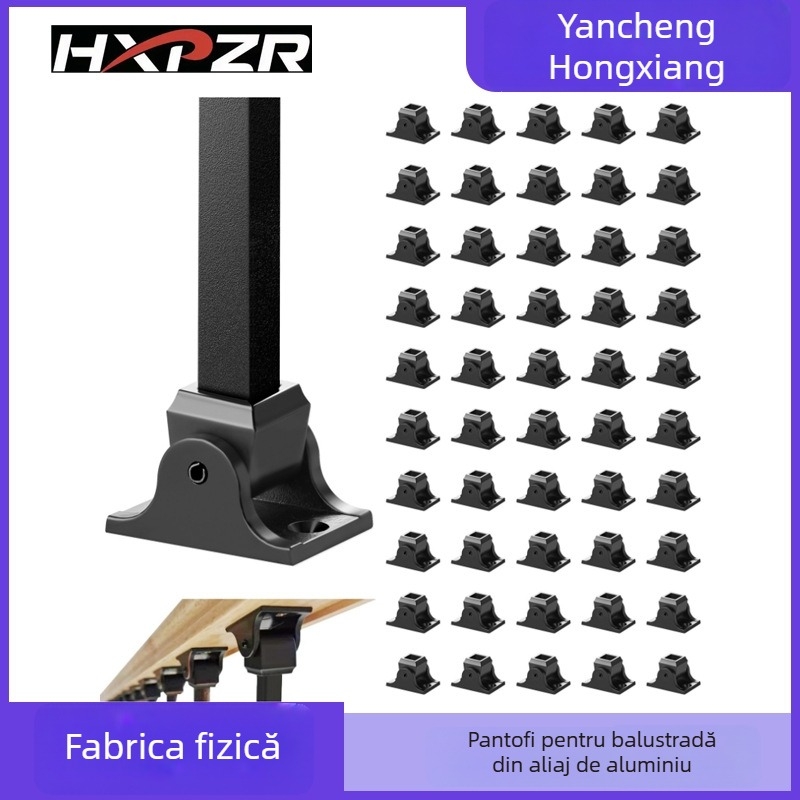 Ax forjat din aluminiu pentru balustrade pătrate – accesorii pentru scară