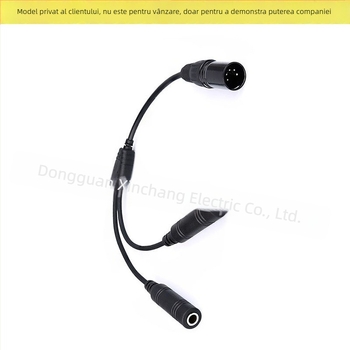 Cablu adaptor pentru căști XLR, unu la doi, priză feminină 6.3/5.2, PJ-055 cu două mufe