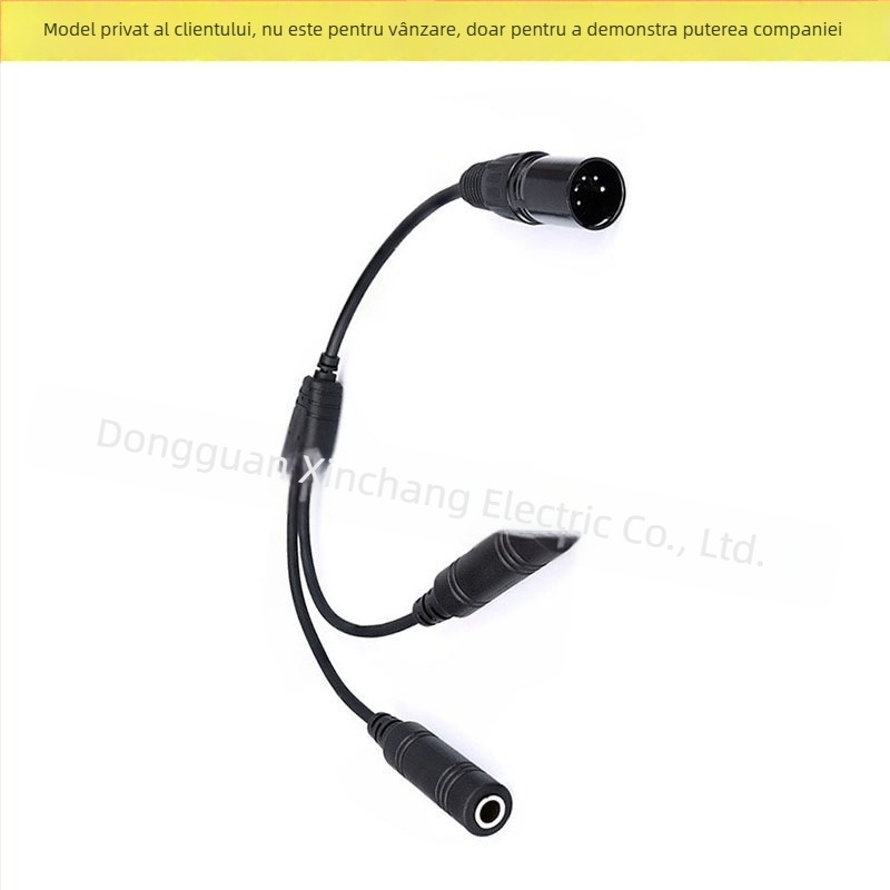 Cablu adaptor pentru căști XLR, unu la doi, priză feminină 6.3/5.2, PJ-055 cu două mufe