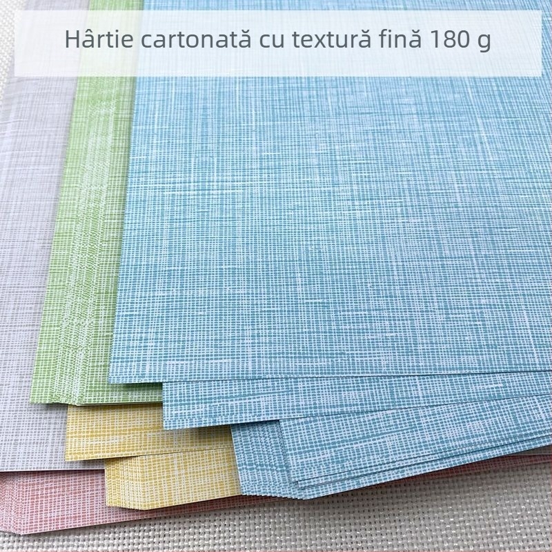 Hârtie de copertă cu textură de piele, plată, dimensiuni A3/A4, 180 g/m²