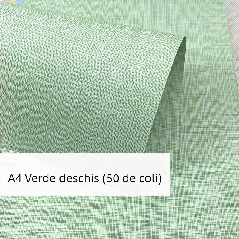 Hârtie de copertă cu textură de piele, plată, dimensiuni A3/A4, 180 g/m²
