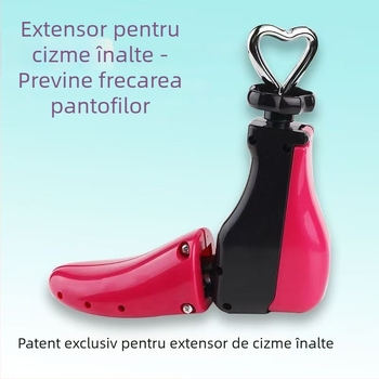 Extensor pentru pantofi și cizme, reglabil, universal pentru bărbați și femei, formator pentru călcâi, anti-pliuri