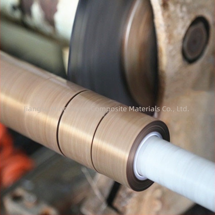 Bandă PTFE de înaltă temperatură din fibră de sticlă, anti-statică, Mingcheng, 260–300°C