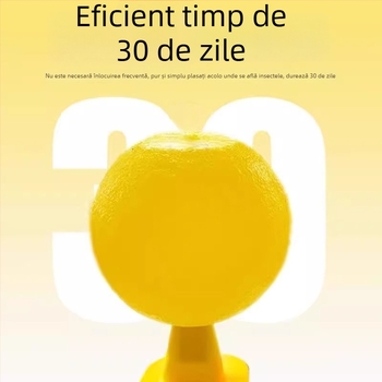 Capcană pentru muște de fructe, pentru interior, pentru insecte zburătoare mici, cu bilă lipicioasă