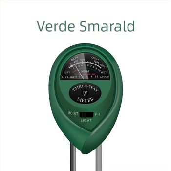 Tester de sol 3 în 1: umiditate, pH și nutrienți pentru plante, vârf rotund