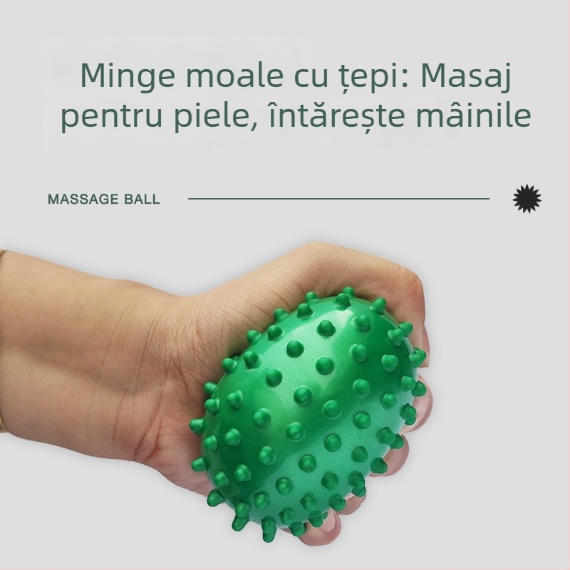 Minge de masaj cu vârfuri pentru palmă, antrenament de integrare senzorială, relaxare a mușchilor și fasciei, masaj la puncte de acupuncție