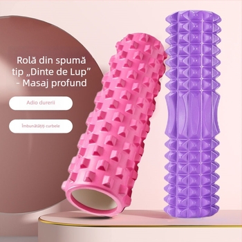 Coloană de yoga EVA, formă semilunară, pentru relaxarea mușchilor; bețișor de masaj, role de spumă, Langya bețișoară