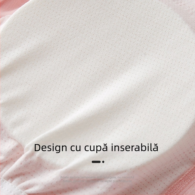 Bluza cu mânecă lungă pentru alăptare, primăvară-toamnă, cu patru nasturi, îmbrăcăminte de casă, postnatal, top de alăptare respirant.