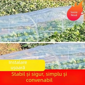 Seră portabilă 2-in-1: plasă de umbrire, protecție împotriva insectelor și izolație, lungime 3 m, tunel de grădină