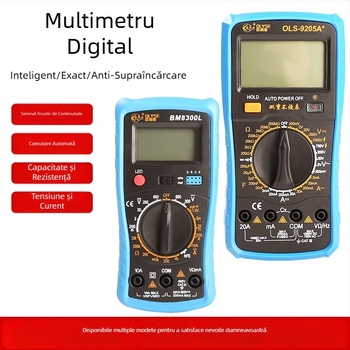 Multimetru digital, precizie înaltă 9205A 830B, portabil, protecție anti-arzire, pentru electrician și uz casnic, afișaj digital, la gros