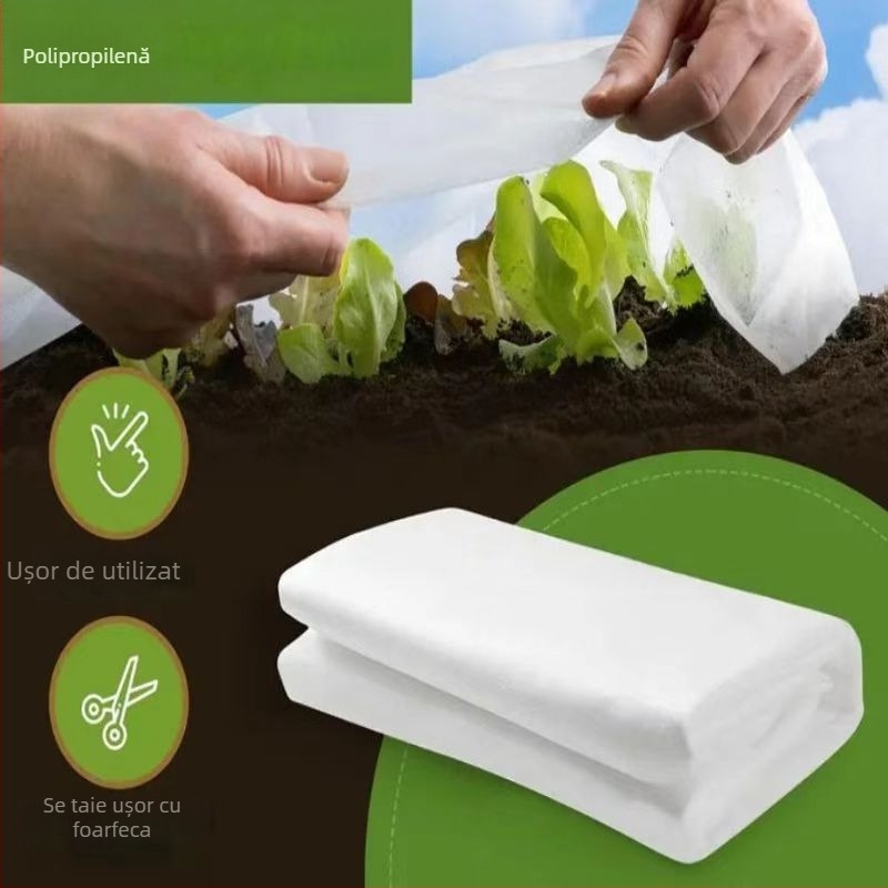 Acoperire pentru plante din material nețesut pentru iarnă – izolare termică și reținerea umidității