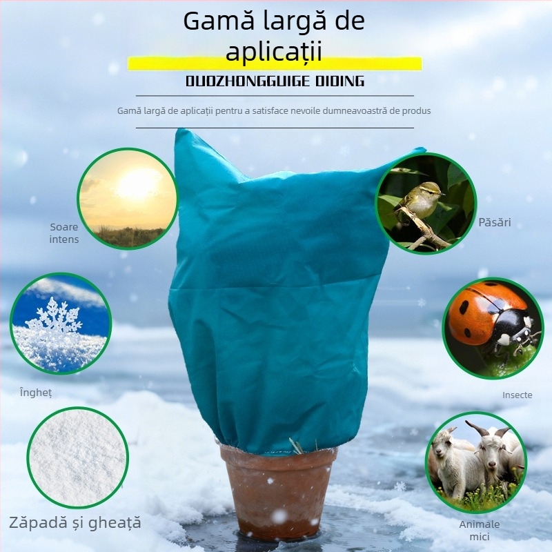 Copertură de protecție împotriva frigului pentru plante și pomi fructiferi – material izolant pentru exterior