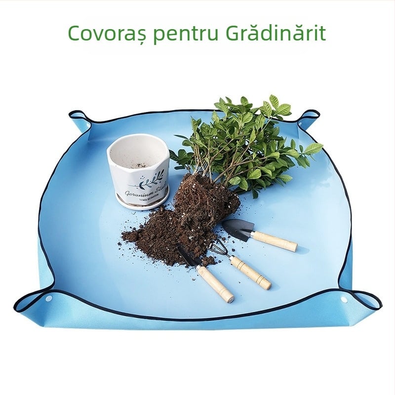Covoraș de grădină pentru seră, din PVC Oxford, pentru plantare și repotare a plantelor, suculente