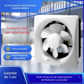 Billion Hope ventilator cu lamele pentru baie și bucătărie, tip fereastră, ventilație internă