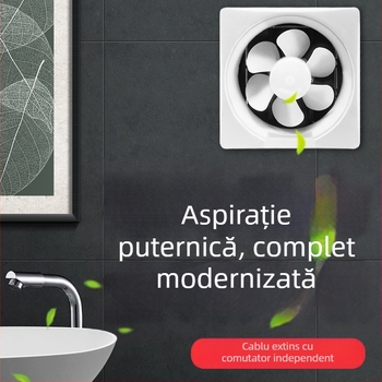 Billion Hope ventilator cu lamele pentru baie și bucătărie, tip fereastră, ventilație internă