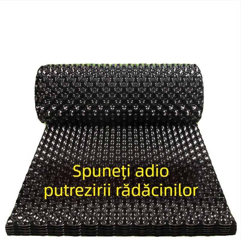 Placă de drenaj pentru grădini de pe acoperiș, pentru cultivarea legumelor, placă de stocare a apei pentru înverzirea acoperișului, filtrare, barieră radiculară cu două fețe, controlul rădăcinilor